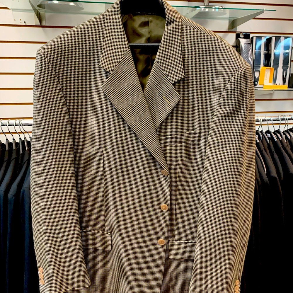 Men’s Vintage Houndstooth Blazer